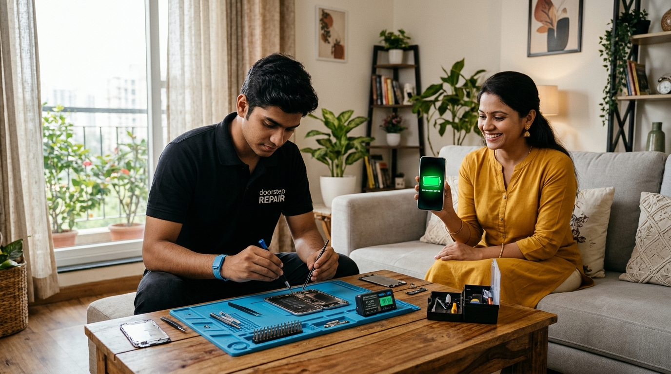 Phone Battery Draining Fast? 7 Signs You Need Doorstep Battery Replacement vs. Selling Your Old Smartphone in Moradabad & Bijnor (2026 Guide)