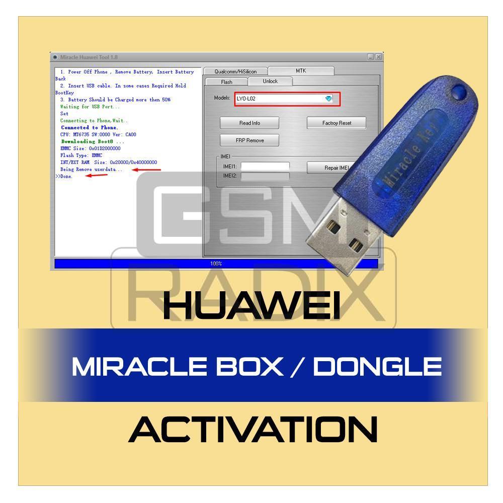 Miracle Huawei Tool Activation