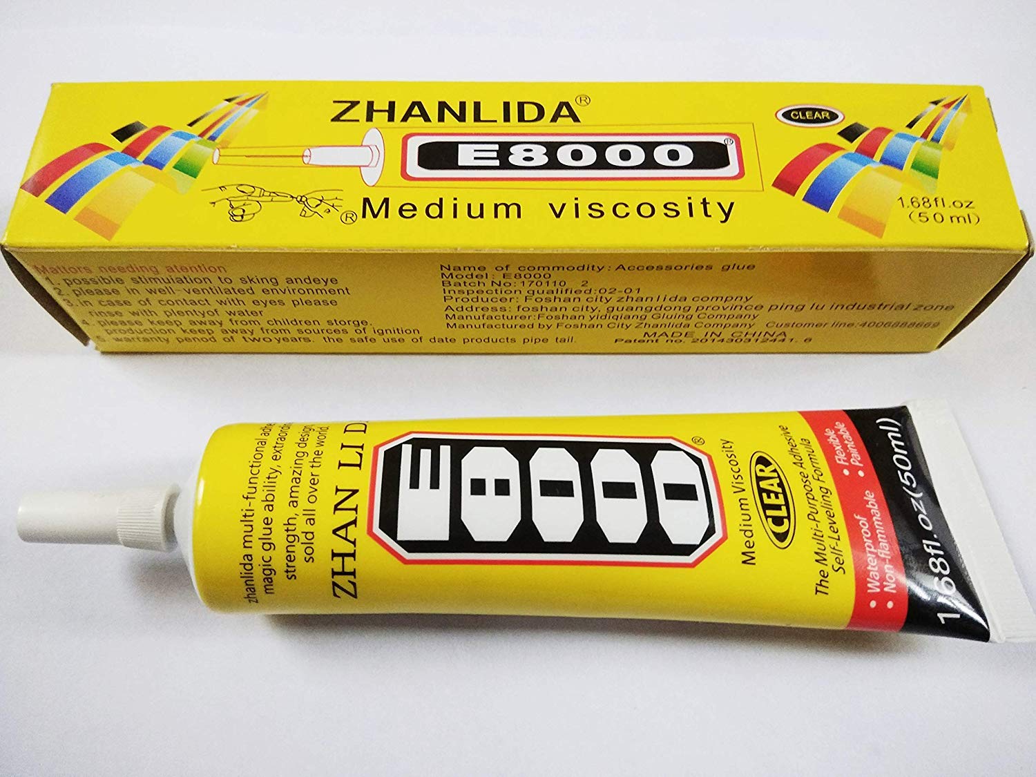 E8000 50 ml Adhesive Glue