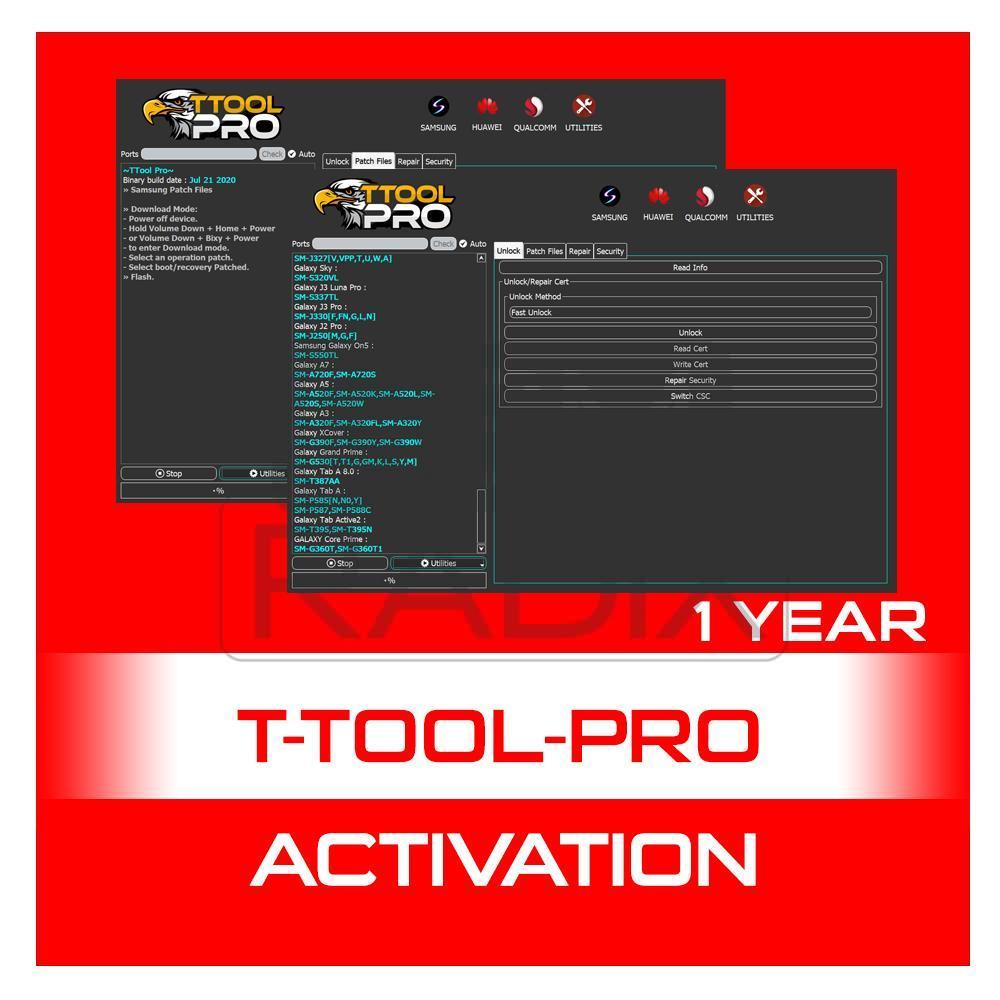 T-TOOL-PRO Activation One Year